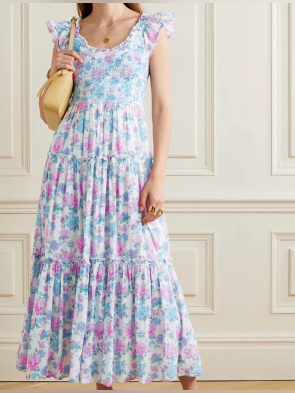 LoveShackFancy Chessie Maxi Dress
